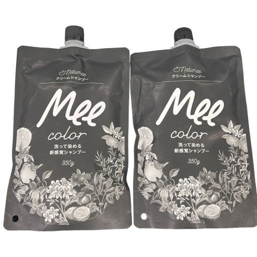CD81 K Mee Color ミーカラー クリームシャンプー ダークブラウン 350g 2個セット