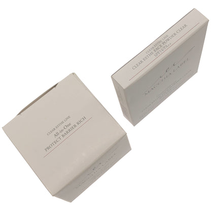 Z000 マキアレイベル プロテクトバリアリッチC 50g & クリアエステフェイスパウダー クリア つめかえ用(レフィル) 10g 計2個セット　ラスト1点！