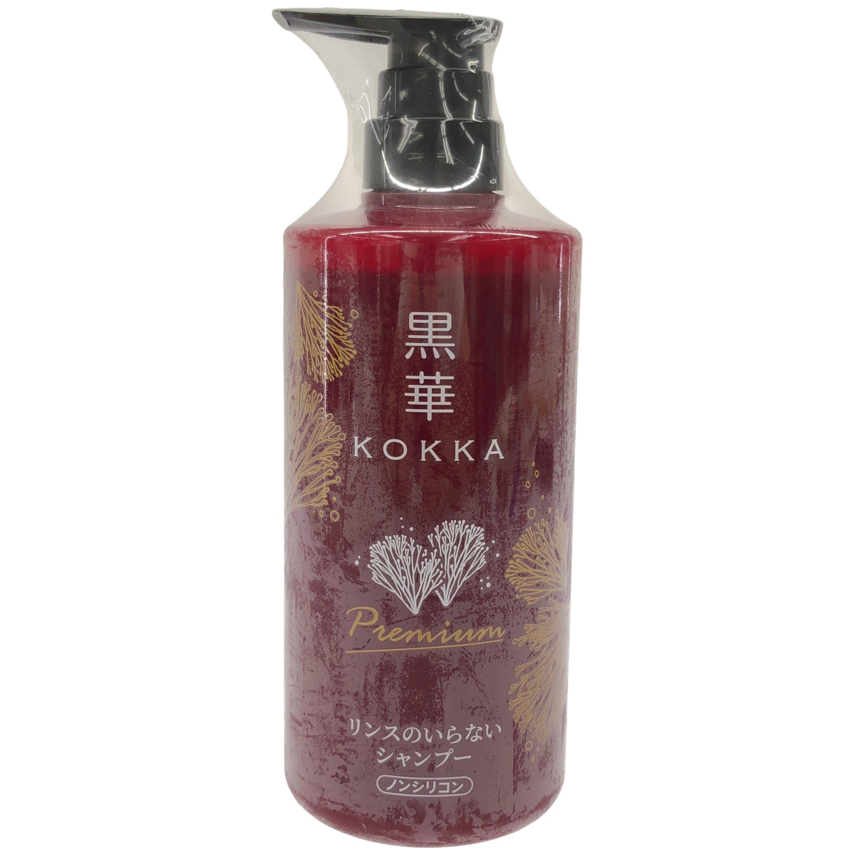 Z000 黒華 KOKKA 髪と頭皮の健やかシャンプー プレミアム 600ml　ラスト1点！