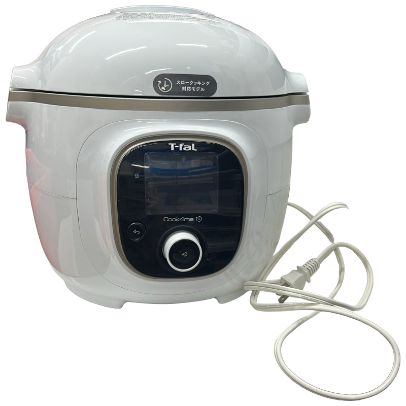 CW25 ティファール 電気圧力鍋 6L 内蔵250レシピ クックフォーミー ホワイト スロークッキング対応 圧力調理 CY8751JP