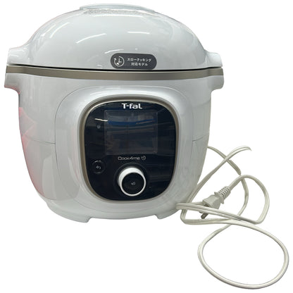 CW25 ティファール 電気圧力鍋 6L 内蔵250レシピ クックフォーミー ホワイト スロークッキング対応 圧力調理 CY8751JP
