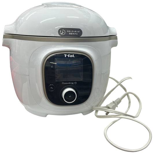 CW25 ティファール 電気圧力鍋 6L 内蔵250レシピ クックフォーミー ホワイト スロークッキング対応 圧力調理 CY8751JP